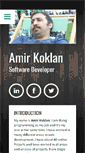 Mobile Screenshot of amirkoklan.com