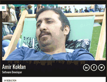 Tablet Screenshot of amirkoklan.com